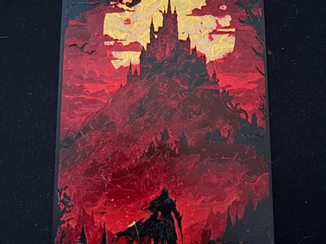 Castlevania bookmark Hueforge