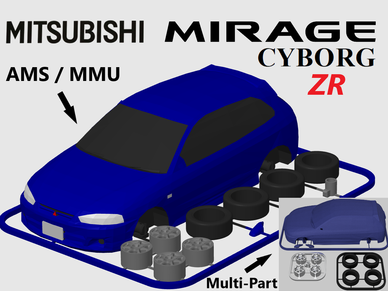 Mitsubishi Mirage Cyborg ZR (Colt CJ0 / Mirage MK5) Kit Card