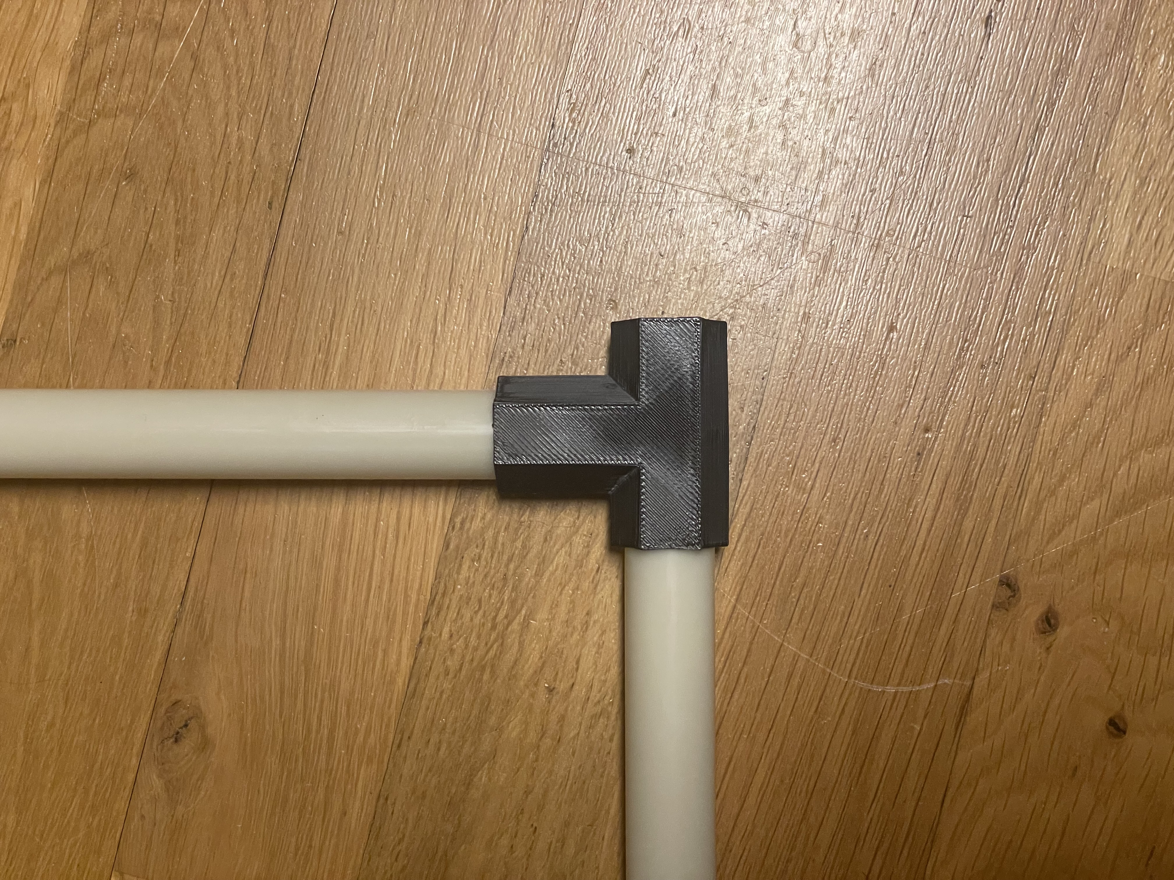 16mm PVC T-fitting for FPV whoop gates
