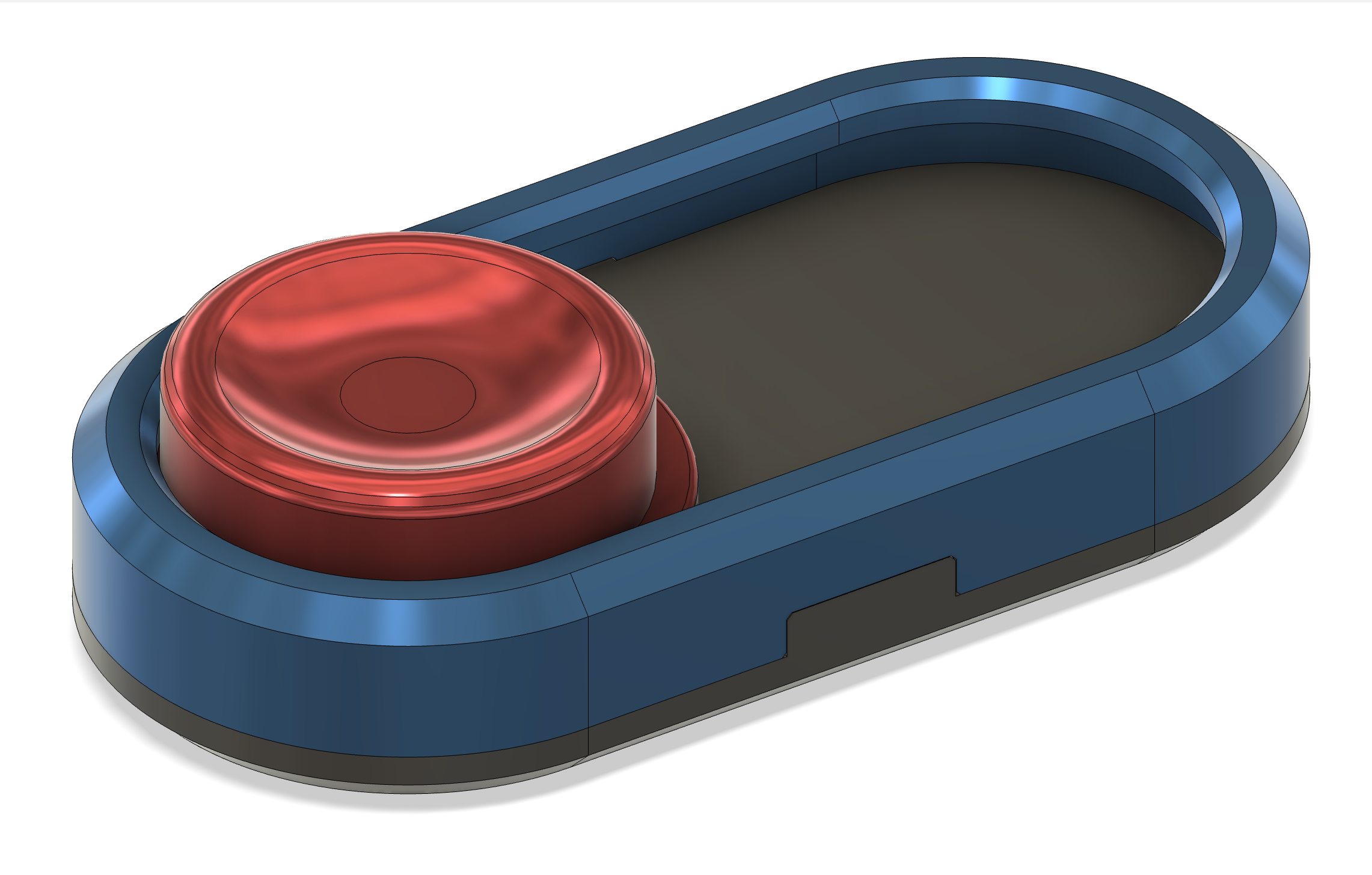 small and discrete magnetic fidget that is modeled for 3.18mm tall x 4.77mm diameter magnets.