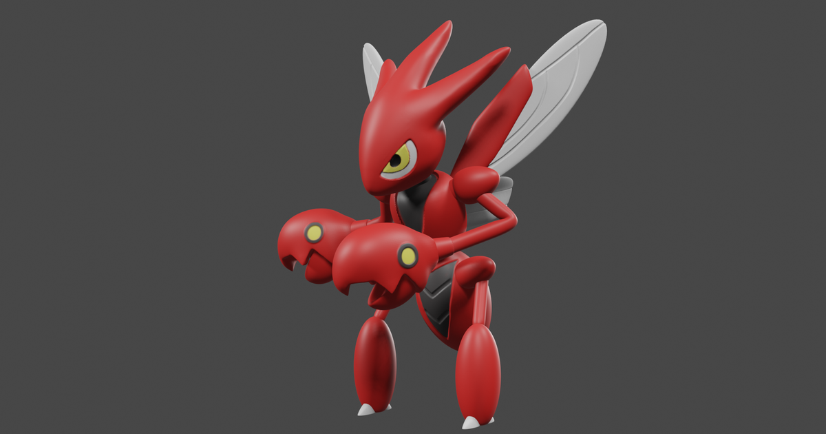 Pokemon inspired, Scizor, Tabletop DnD miniature par ...