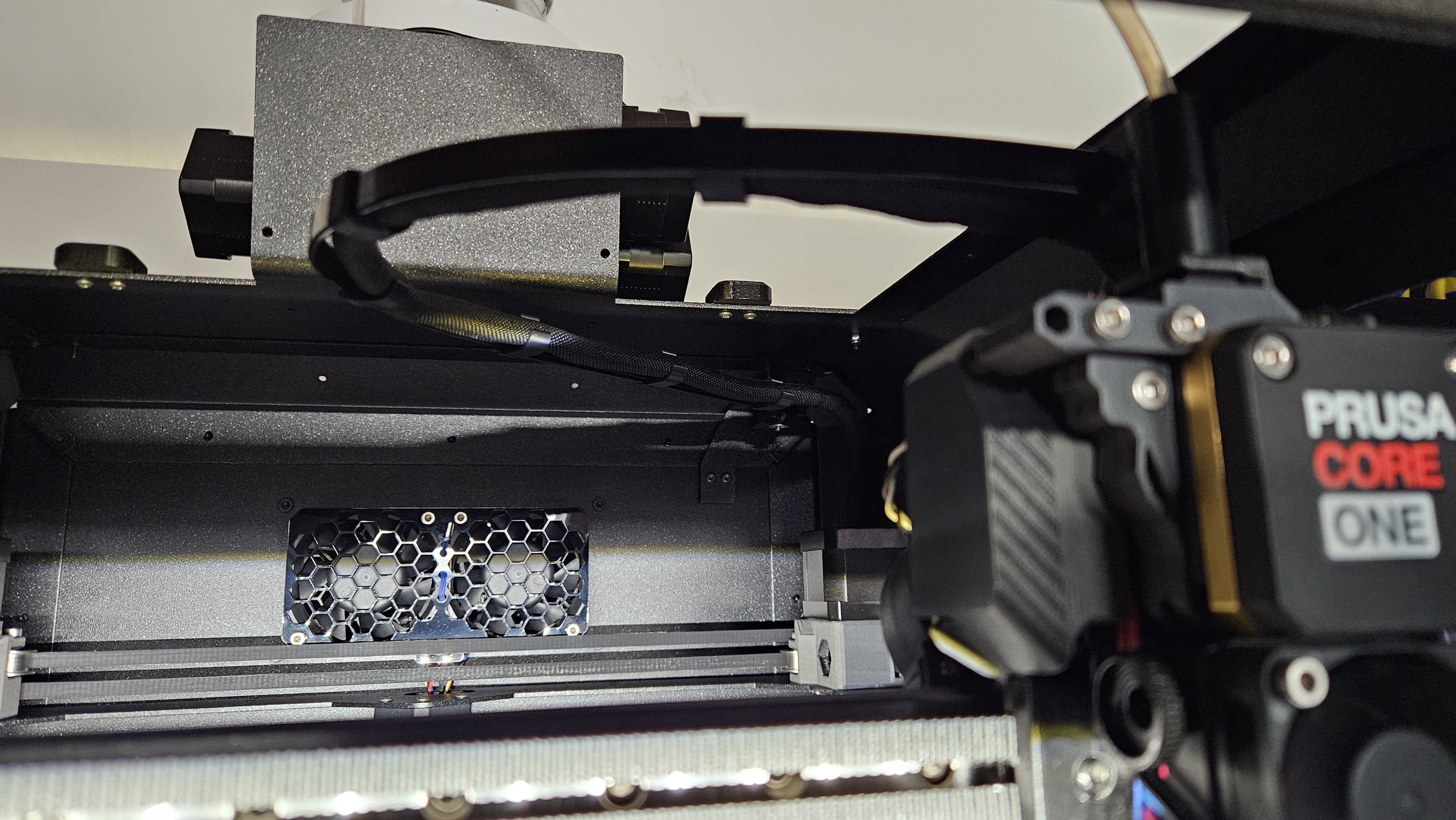CORE One MMU3 Extruder cable anti sag solution. Only Tywrap needed! — miniatura 3