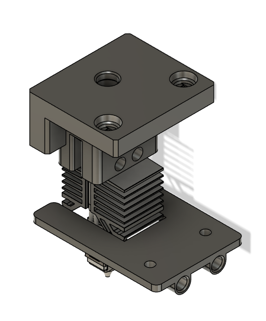hero me bambu lower mounts 3D model thumbnail
