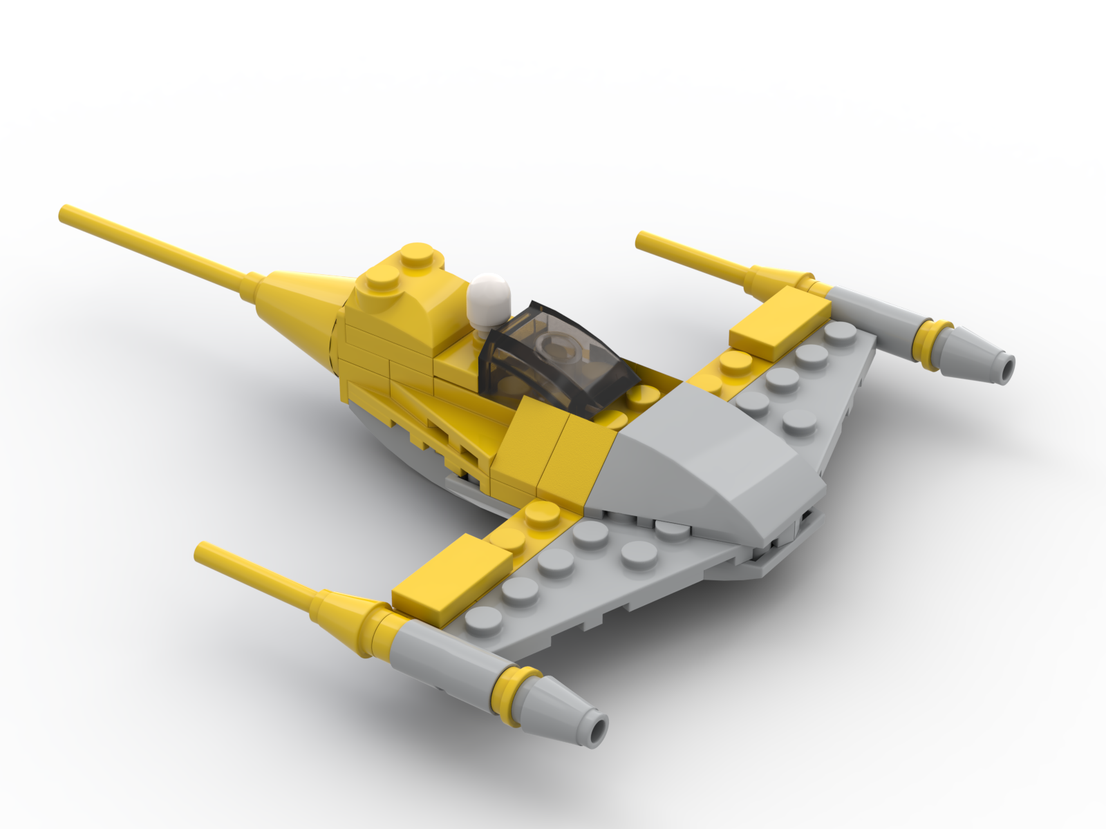 Brick Set Naboo Starfighter Mini Scale
