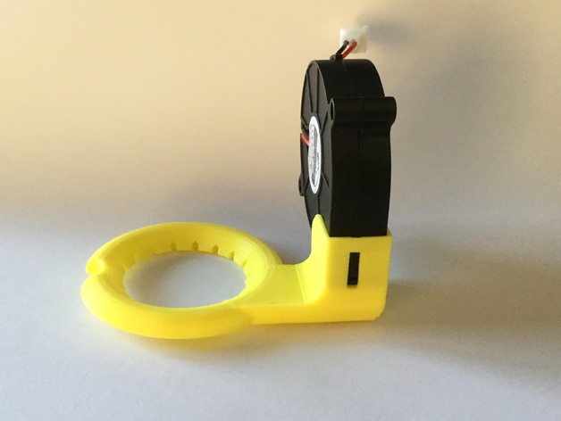 Nozzle fan with snapfit for 50mm blower fan — miniatura 3