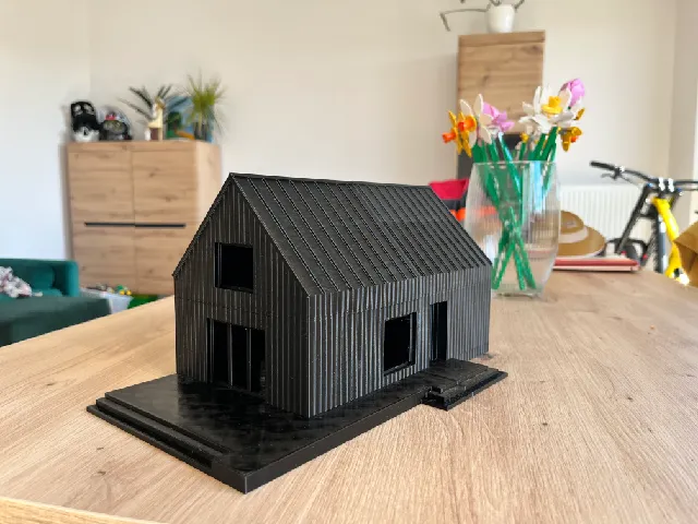 Modern barn in scale 1:50