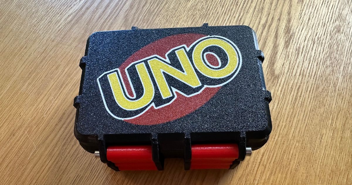 UNO Multicoloured Card Box by koil | Download free STL model