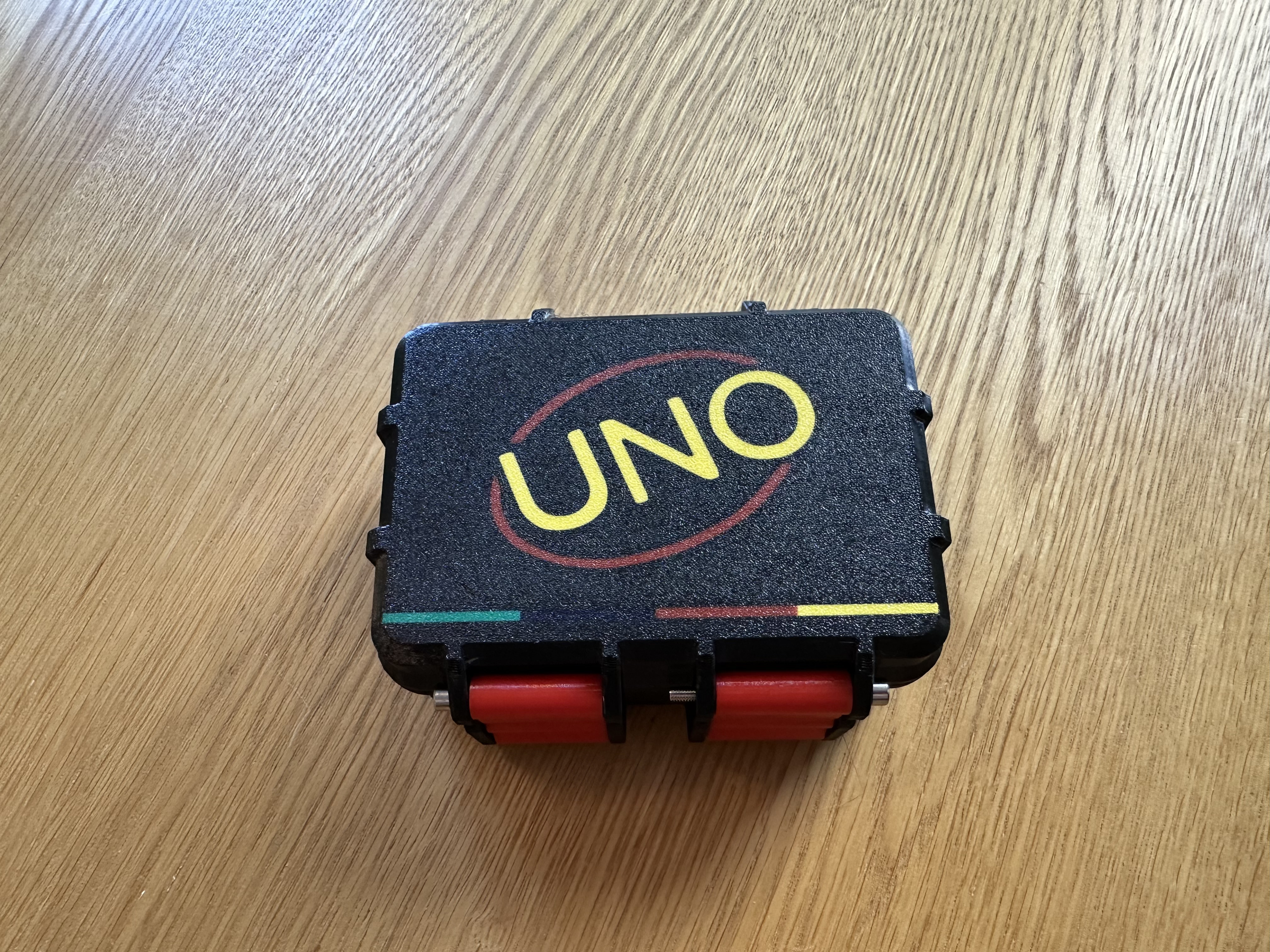 UNO minimalista multicoloured card box