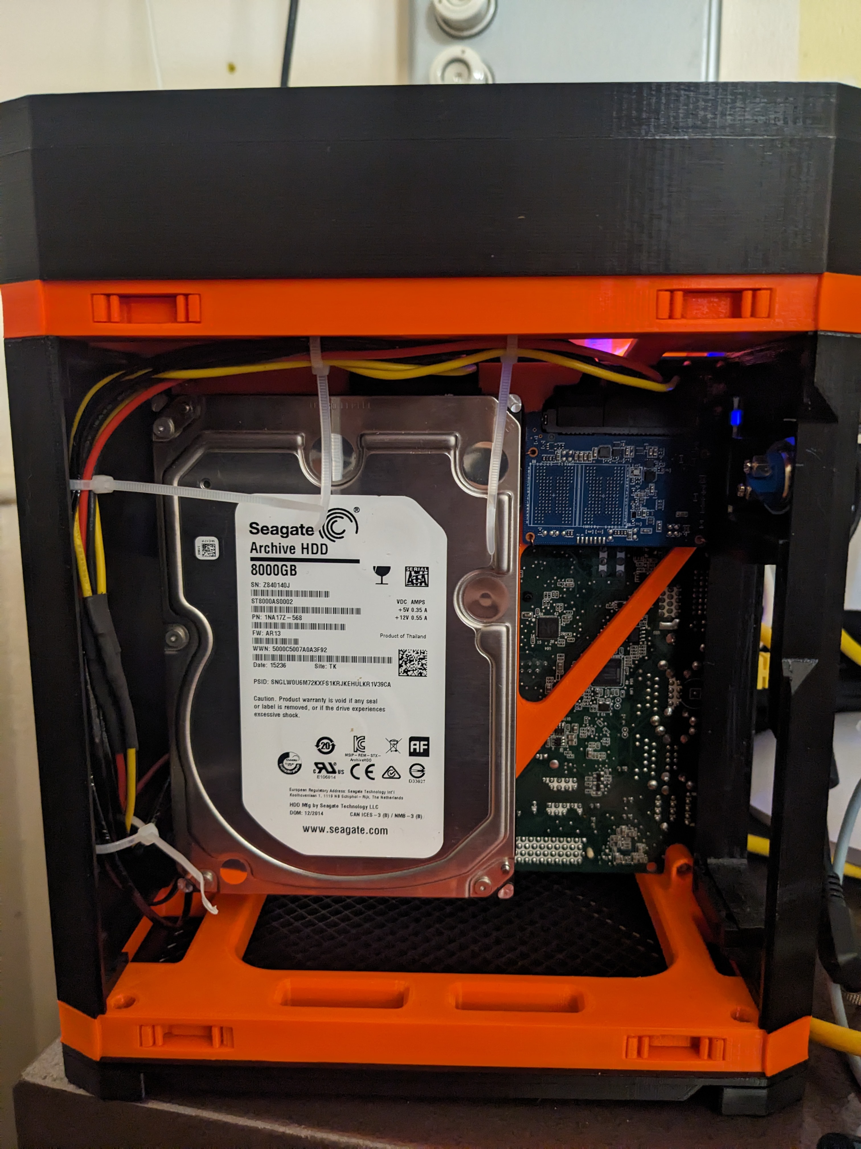 Alternate disk drive mount for MASS