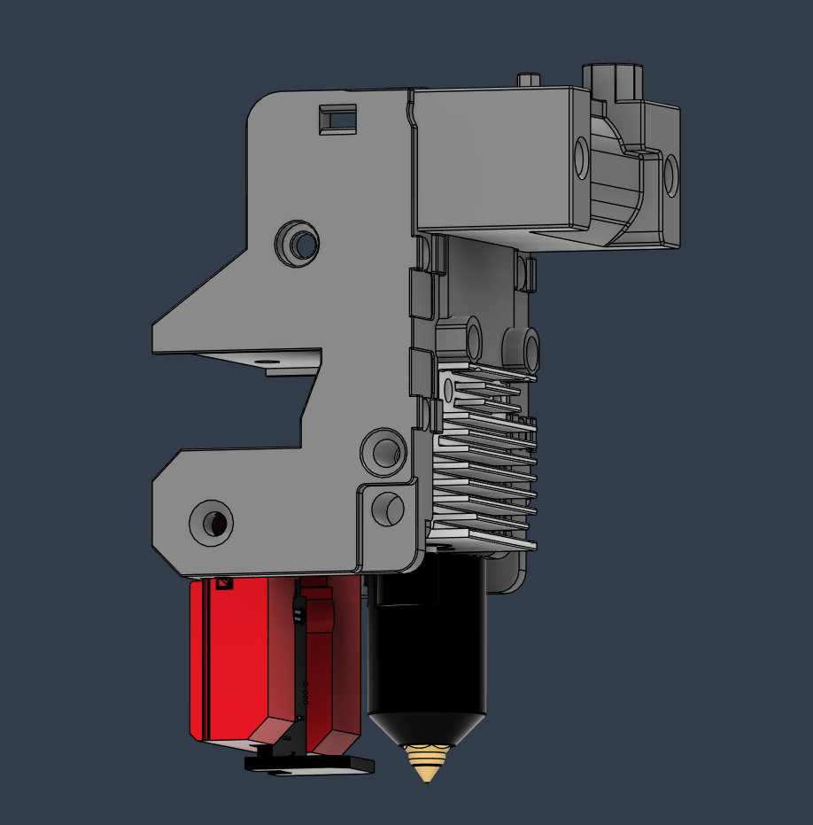 BTT Eddy Mount_V2 on Creality K1 for Booty Carriage