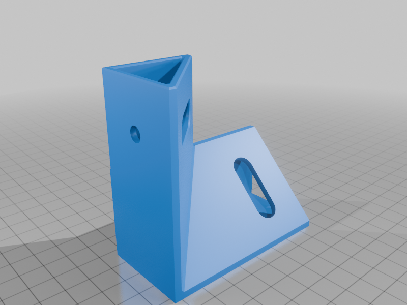 4040 Corner bracket (Angled Triangular Prism) 80x40 - 120x40 - 160x40mm ...