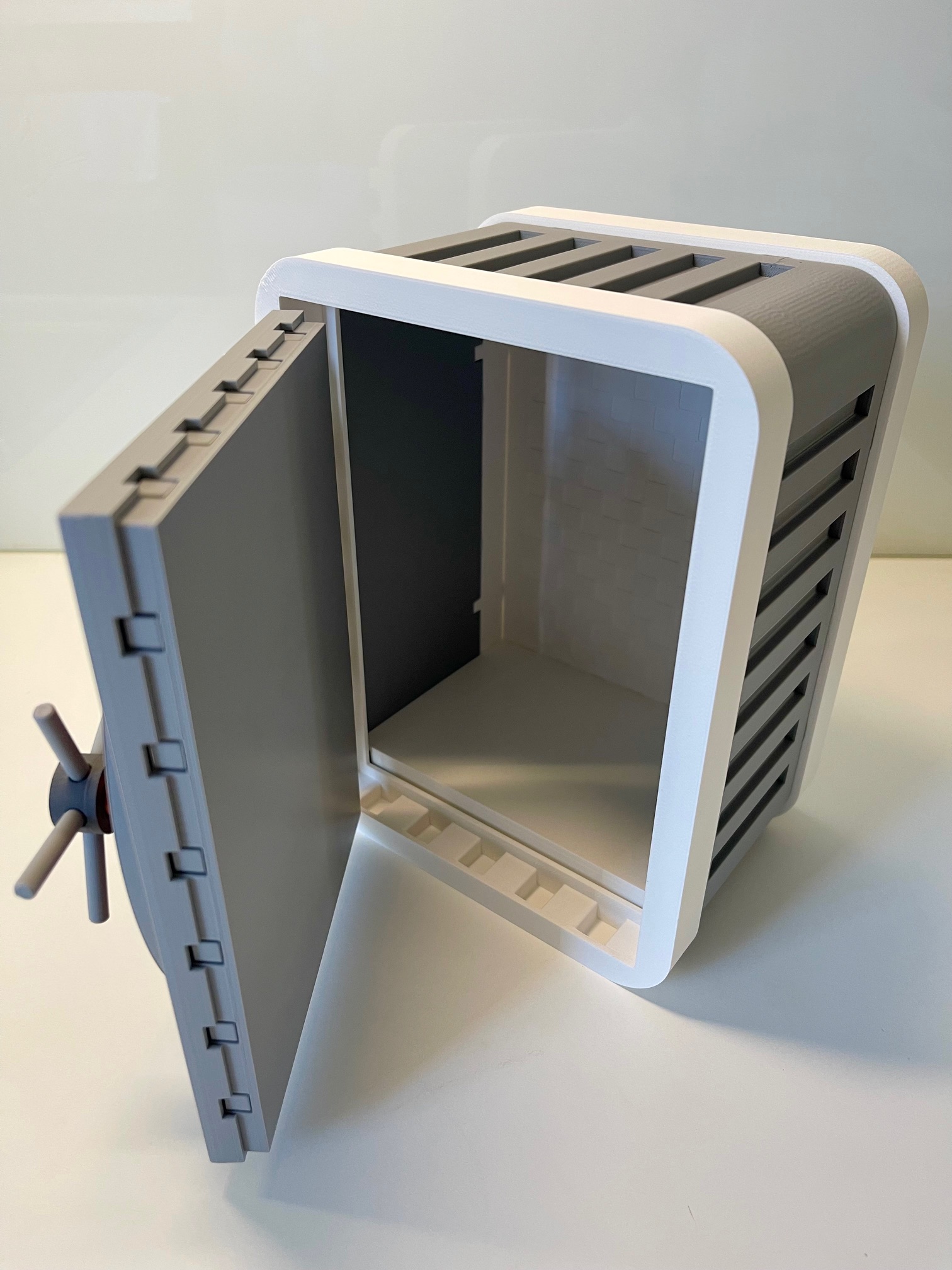 Alternative three-part box for Rocco's Vault with Pin Tumbler Lock 3D model thumbnail