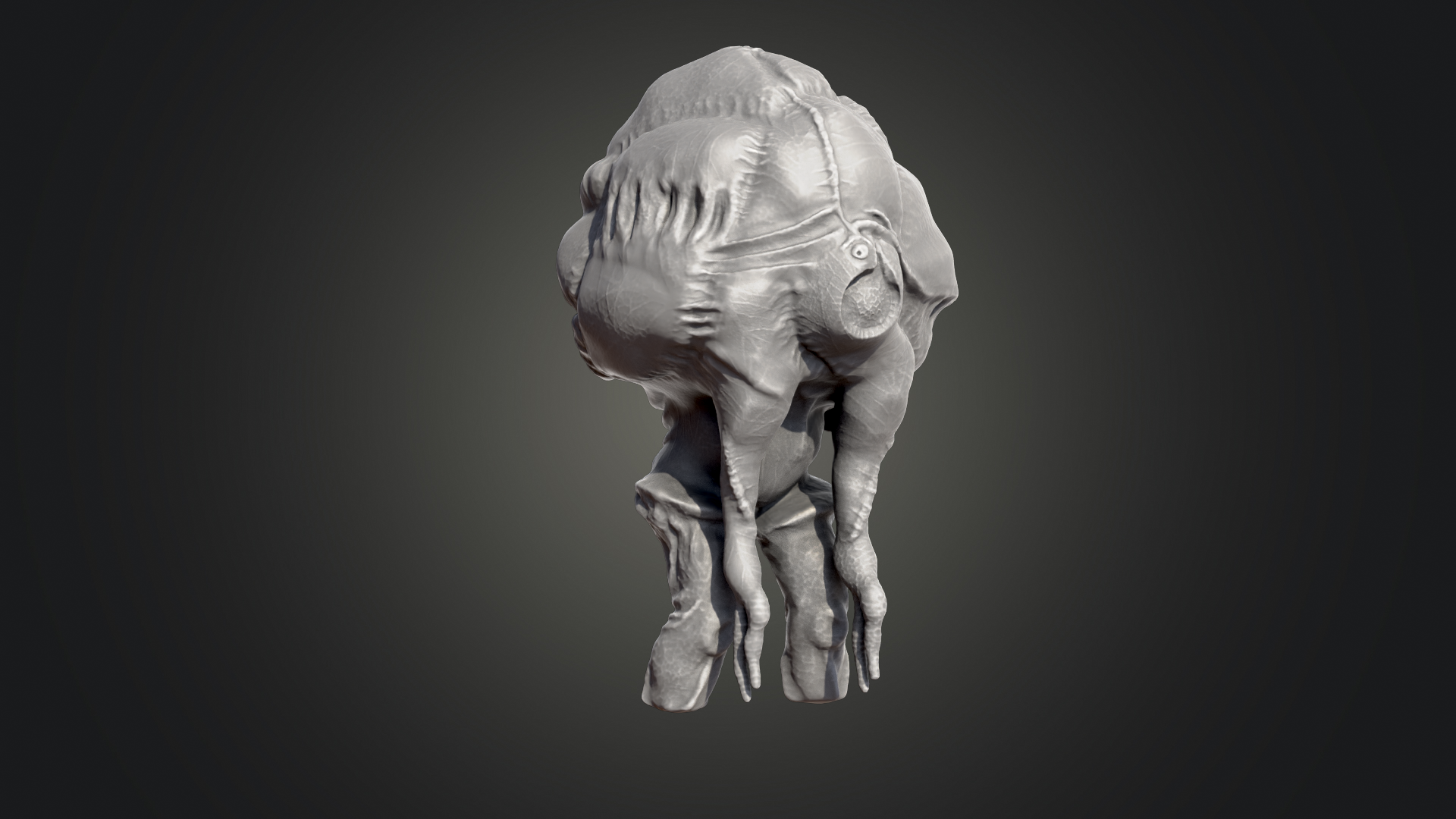 Halo 3 Flood Carrier Form Statue