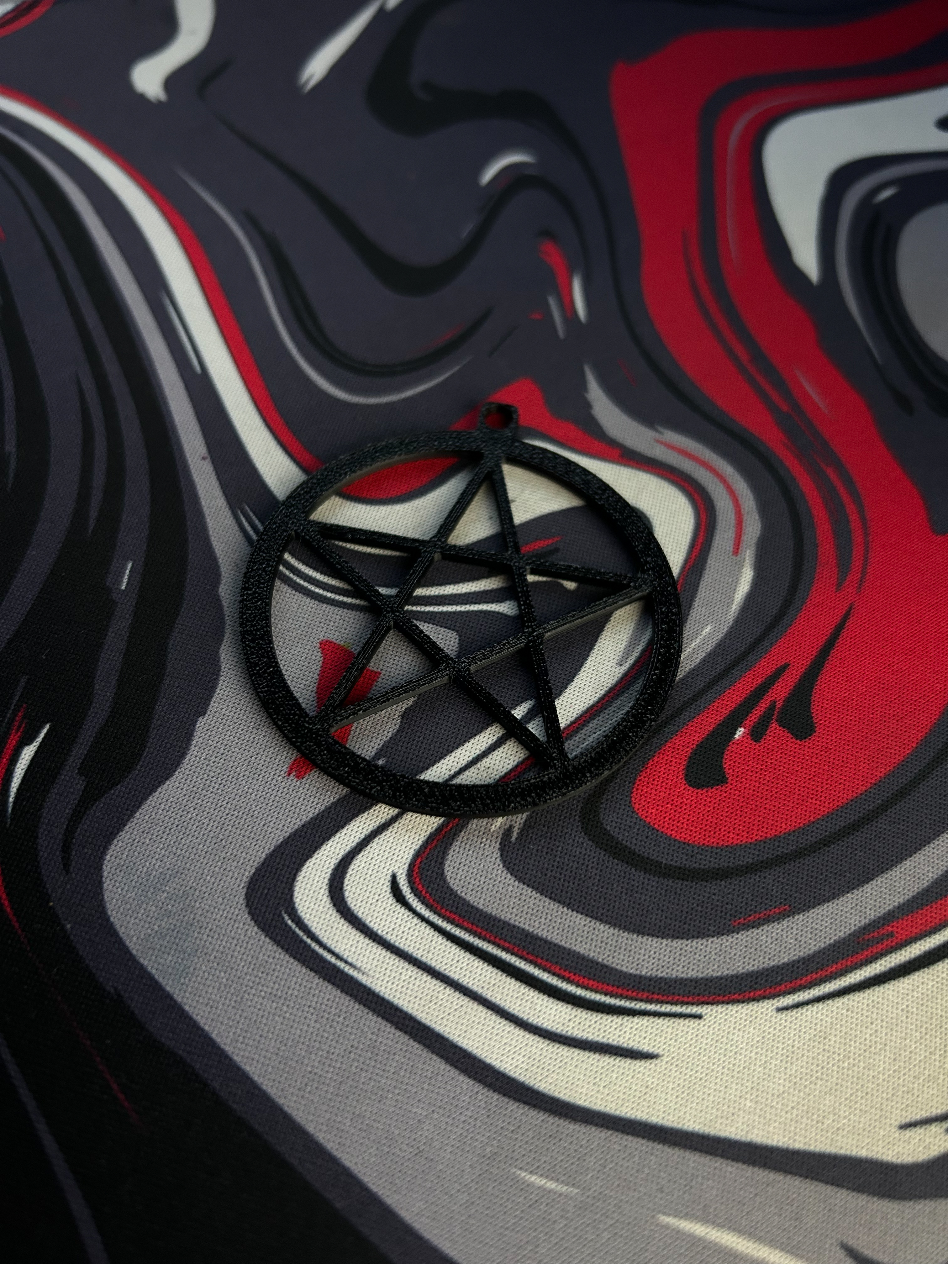Pentagram Keyring