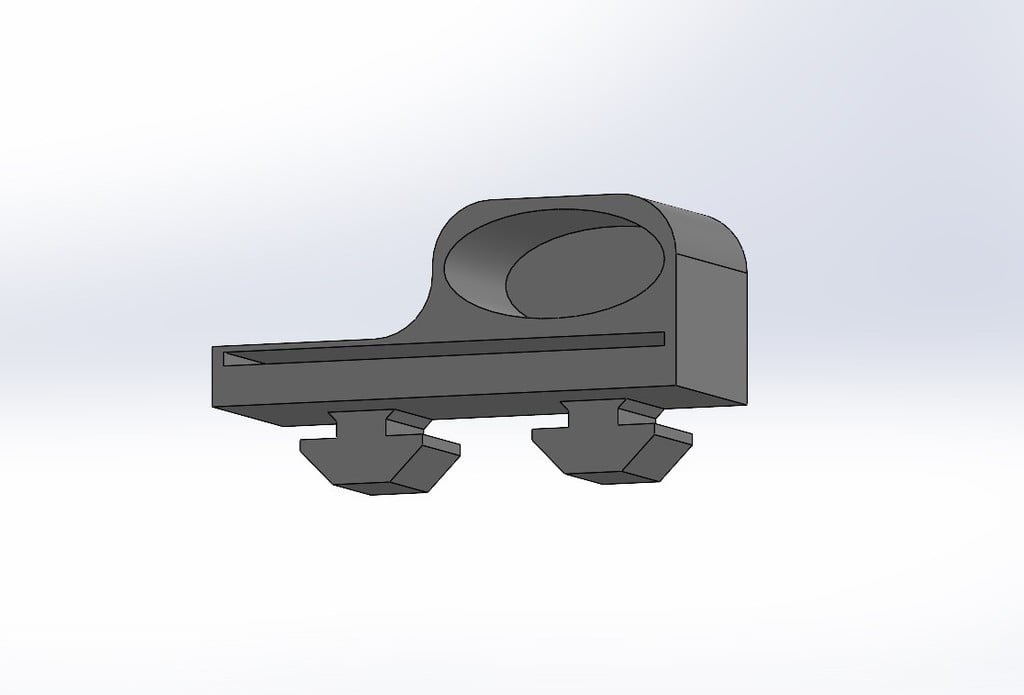 Ender 3 & 3 Pro - Minimalist Scraper Holder with USB key holder