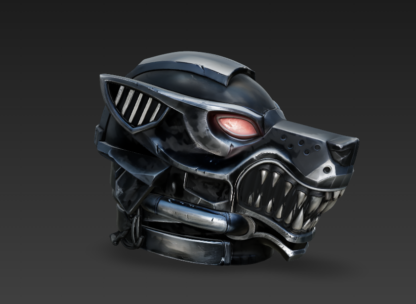 Space Marine Project | WH40k | Wolf Helmet