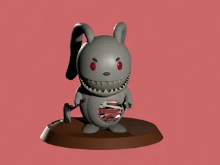 Horror Rabbit by fabgla | Download free STL model | Printables.com