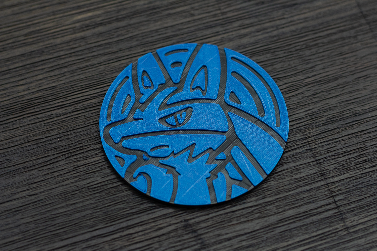 Miniatura 3 do modelo 3D Pokemon Coasters Vol. 1 - Charizard, Lucario, Psyduck, Ditto, Metagross