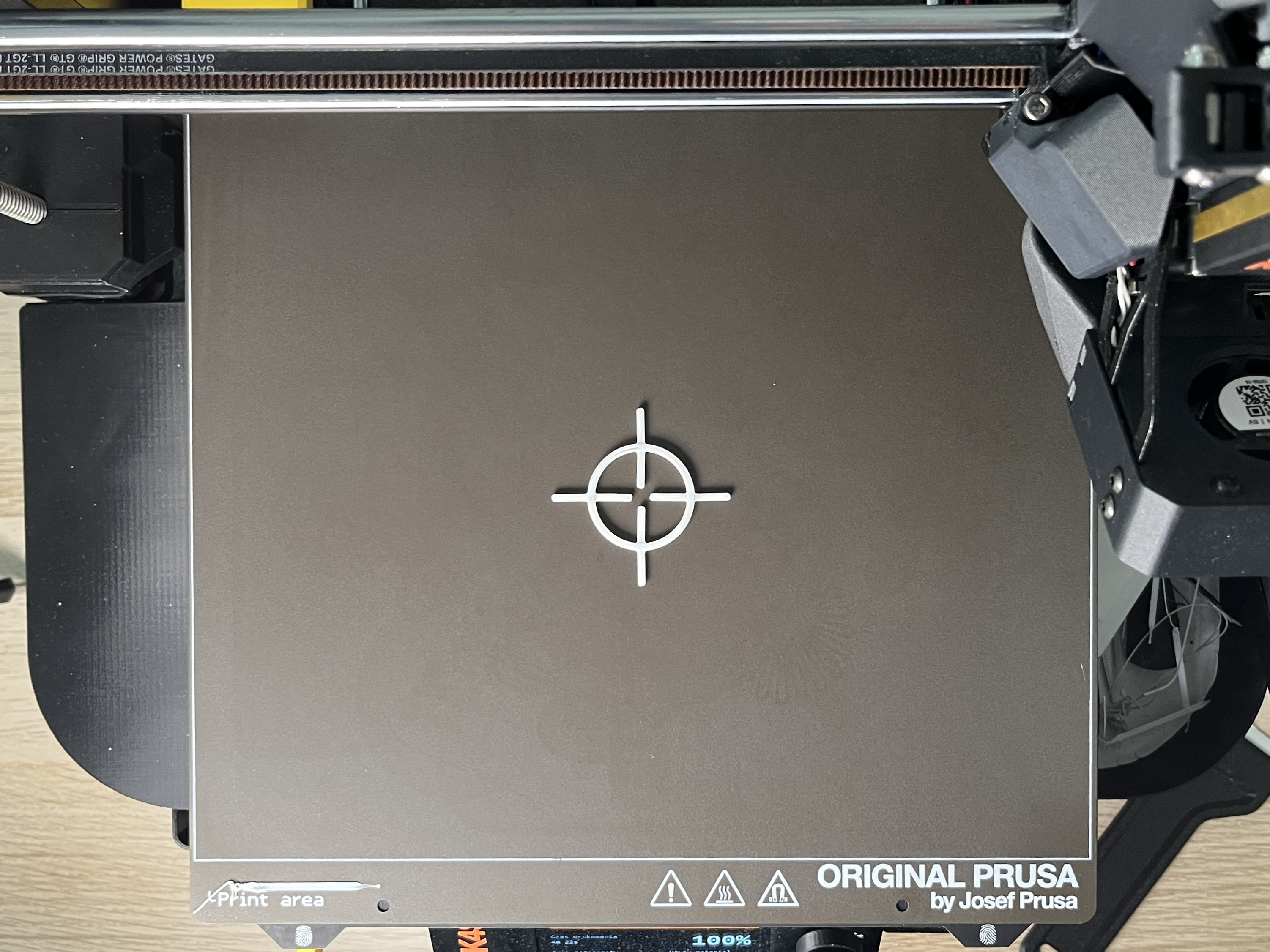 Heatbed center mark - parametric (FreeCAD)