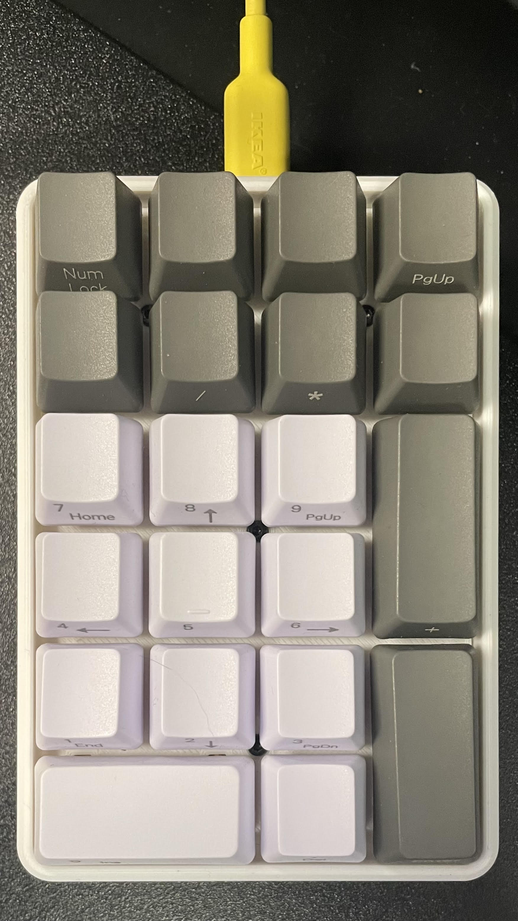 Reuben_21 24 key handwired numpad