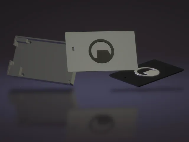 SSD/HDD "2.5" case for cheap china USB-SATA adapter - With Black Mesa logo