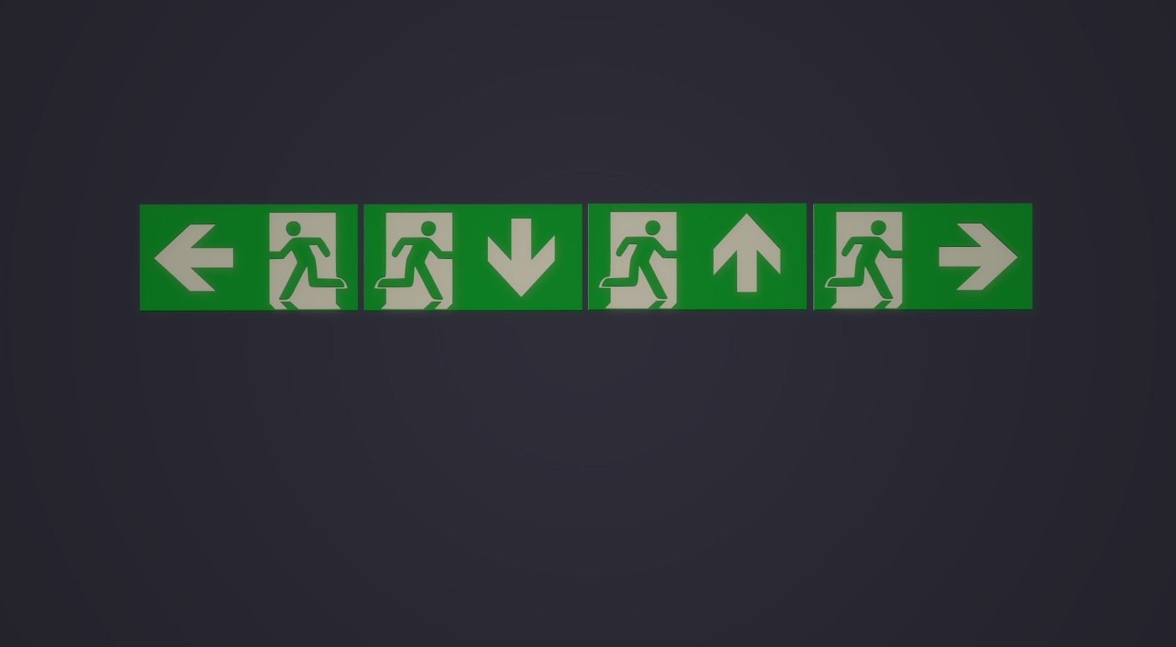 Salida de emergencia / Emergency exit ISO 7010 E002