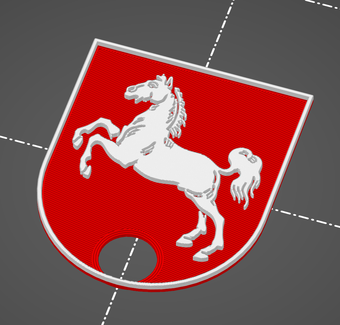 Niedersachsen Wappen / Coat of Arms of Lower Saxony by M. H. | Download