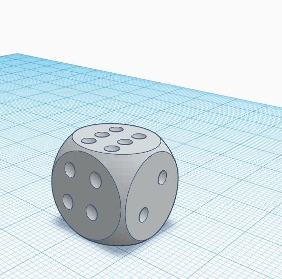 Simple Dotted Dice