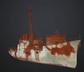 SHIP ABANDONED ICEBREAKER LOD LEDOBOREC