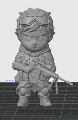 Chibi style Wasteland Sniper 1