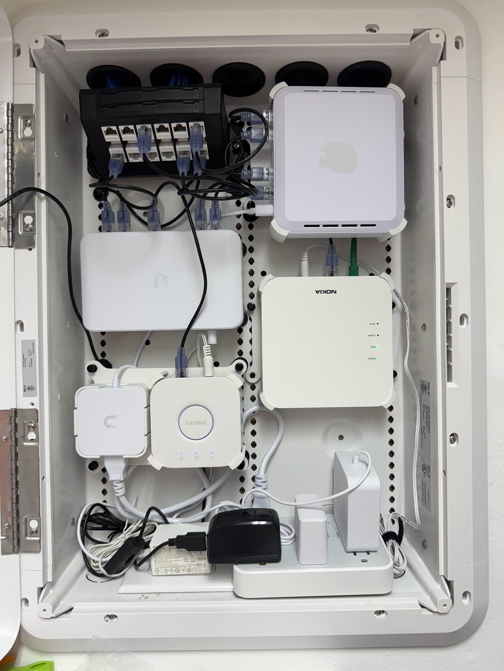 Blank Mount for LeGrand or Leviton Media Enclosure/Cabinets