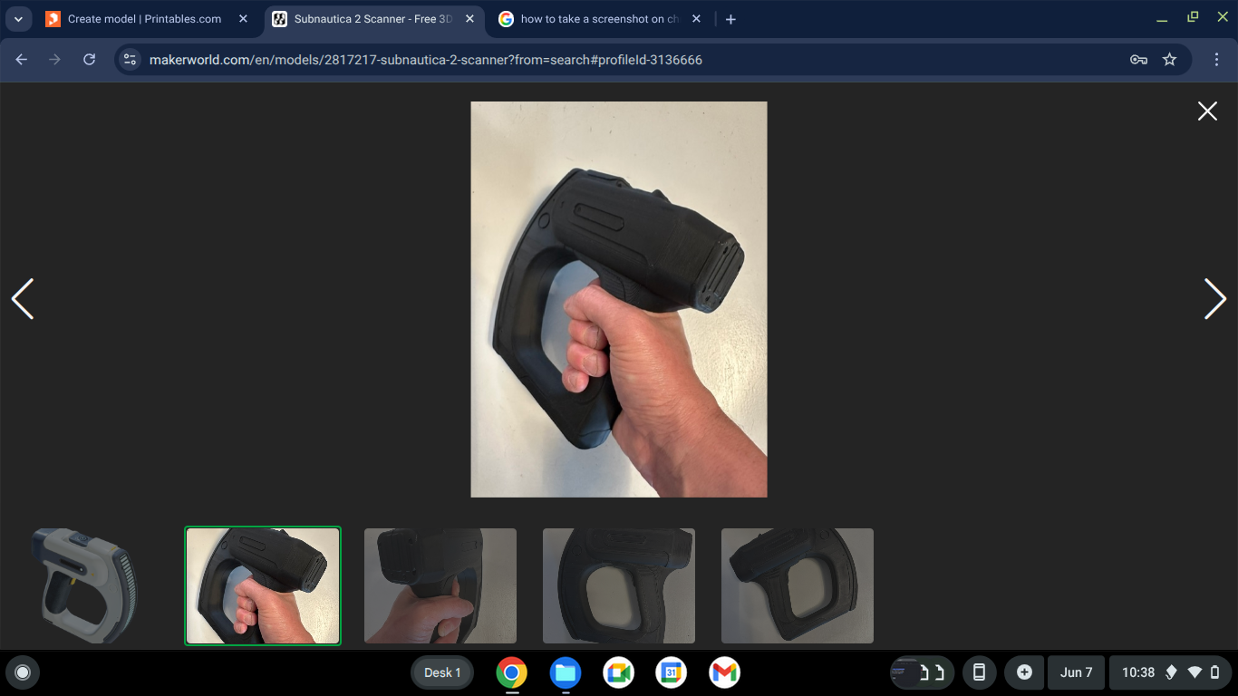 Subnautica 2 scanner (Not mine from makerworld)