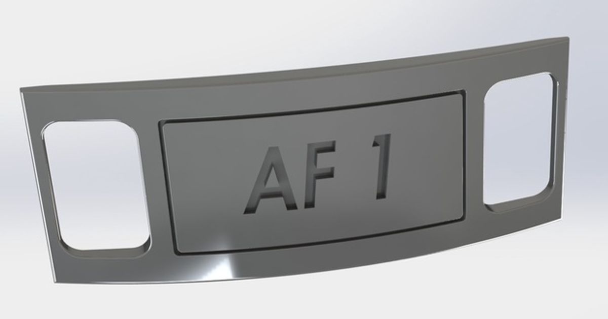 Nike AF1 - Air Force 1 shoe lace lock by HEXApd | free STL model | Printables.com
