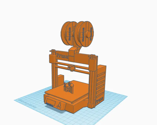 Prusa i3 Mk3 Inspired 3d Printer Model