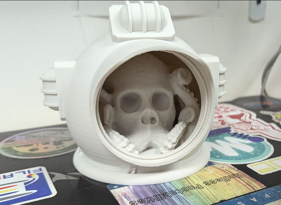 Diver Helmet, Octo skull Remix 3D model thumbnail