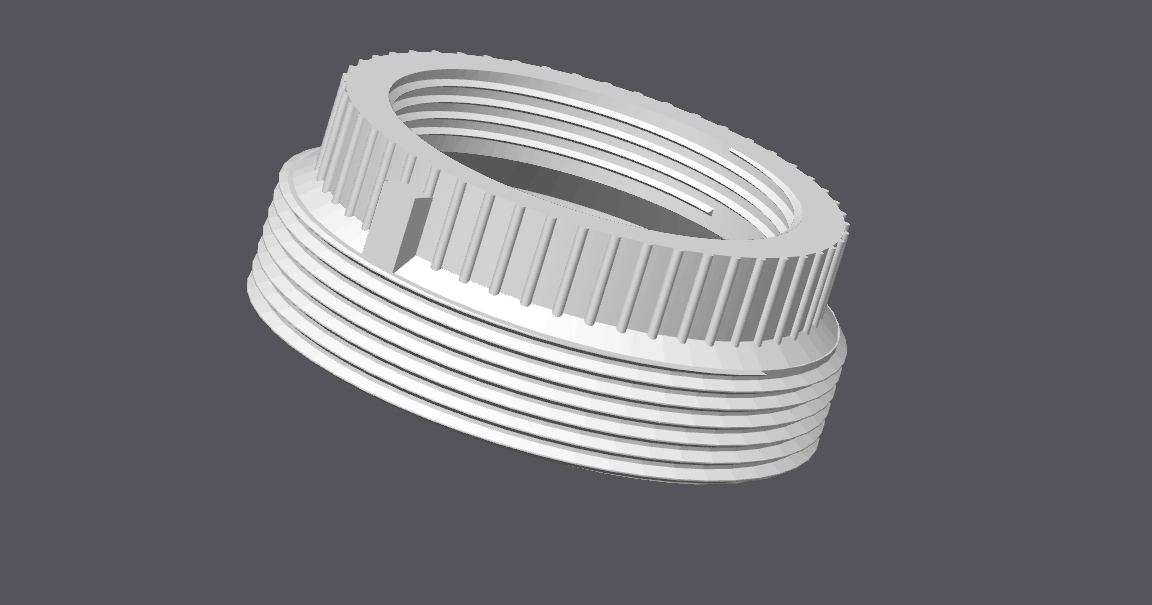 Intex Vacuum Cleaner ZX300 adapter by printinbaby Download free STL