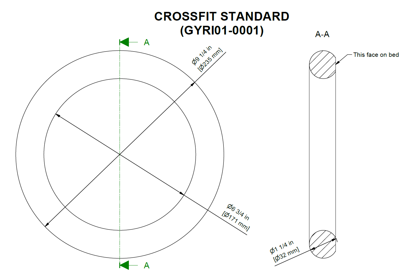 Miniatura 3 do modelo 3D Crossfit ring