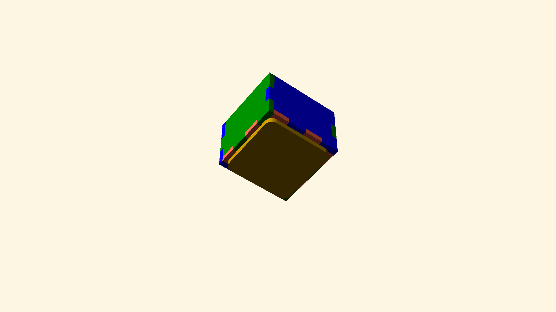 Miniatura 4 do modelo 3D Parametric Laser-Cut Box Generator (Gridfinity Compatible)