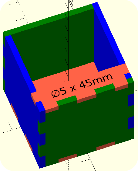 Miniatura 2 do modelo 3D Parametric Laser-Cut Box Generator (Gridfinity Compatible)