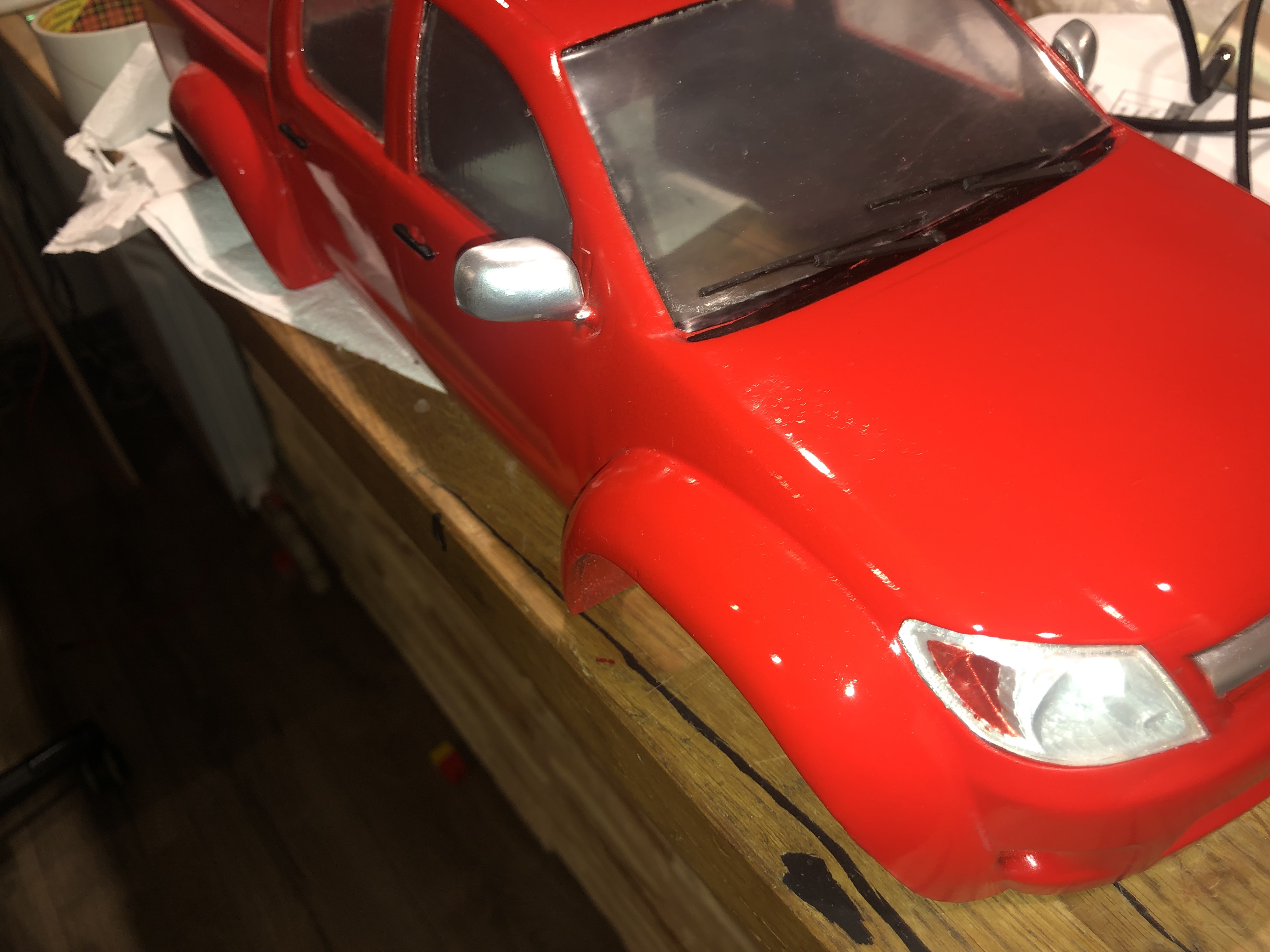 scale car door handle 1:10 Toyota Hilux