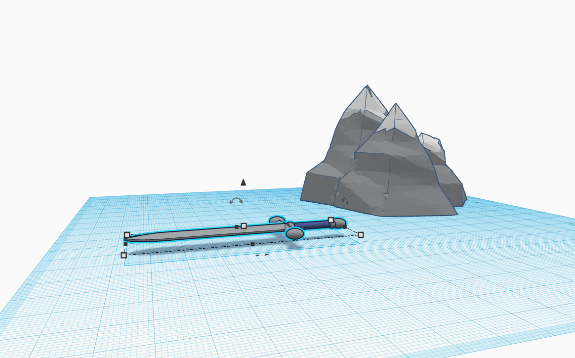 Sword in stone (retractable) fixed