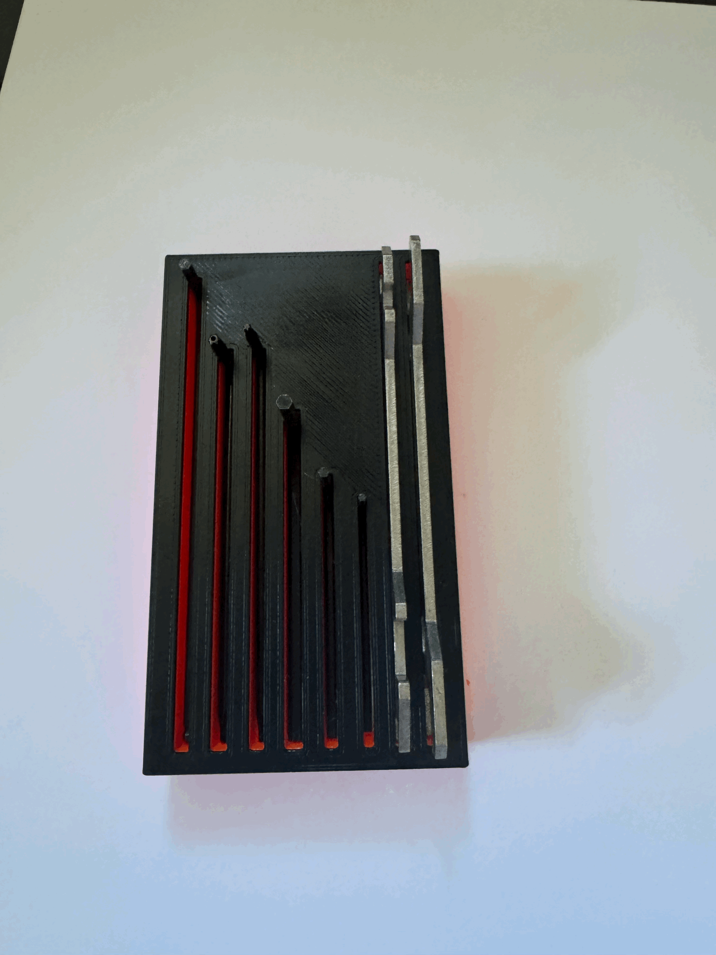 Gen2 Drawer 98mm long 2.5mm allen wrench insert modification.
