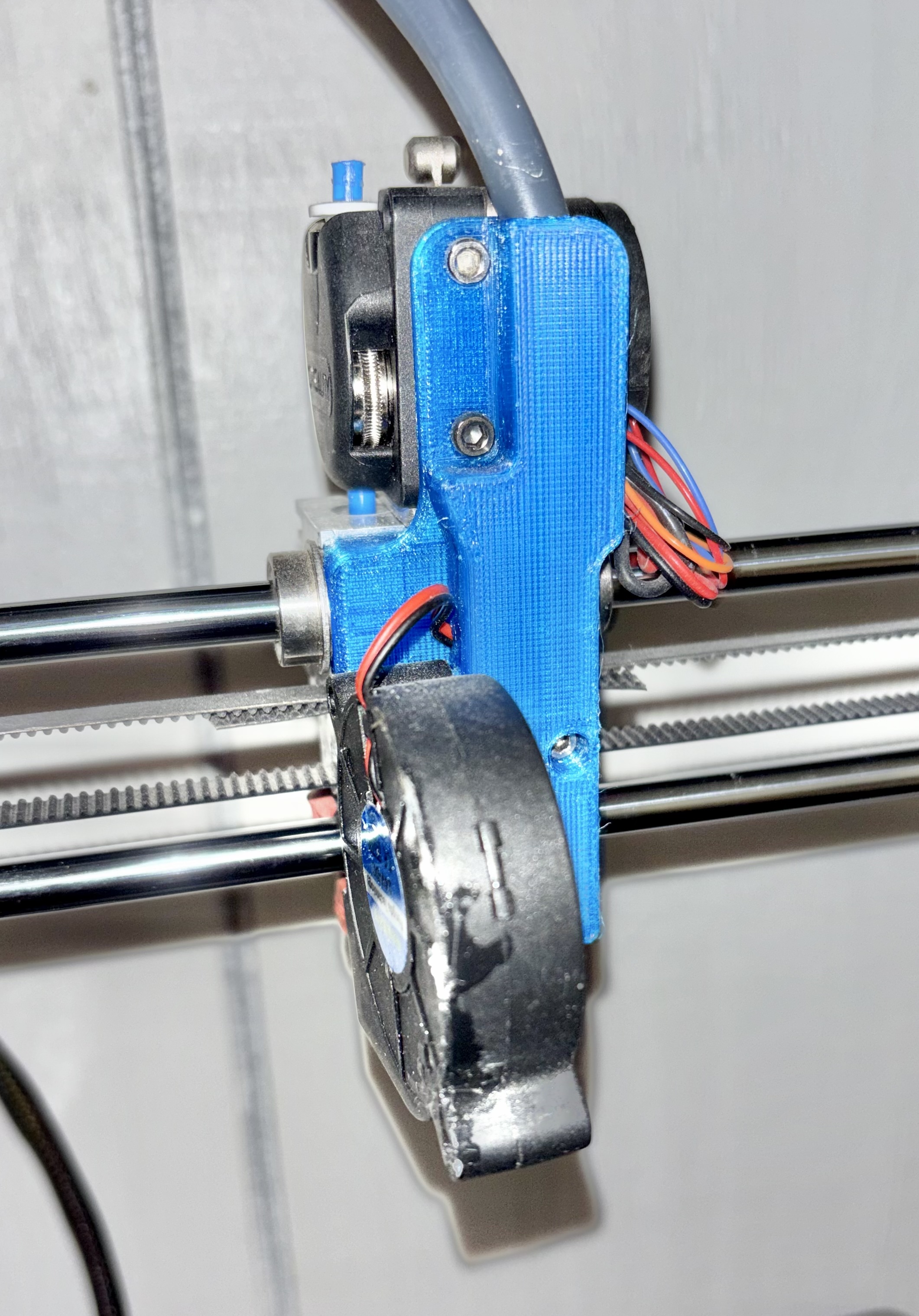 JG Aurora Maker 3D Printer Parts - Hotend Carriage & Hotend Fan Frame