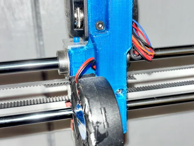 JG Aurora Maker 3D Printer Parts - Hotend Carriage & Hotend Fan Frame