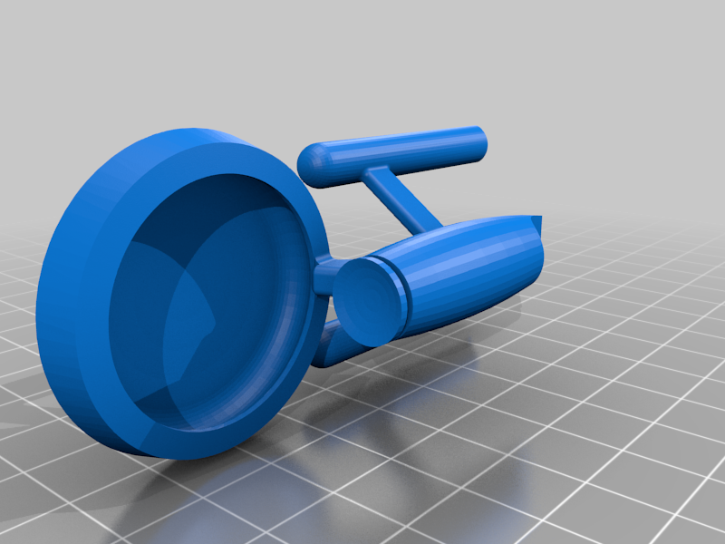 USS Enterprise AirTag Holder