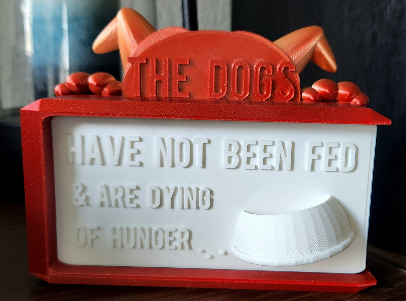 Cute Dog(s) Reversible Sign by Ominous Fyxen | Download free STL model ...