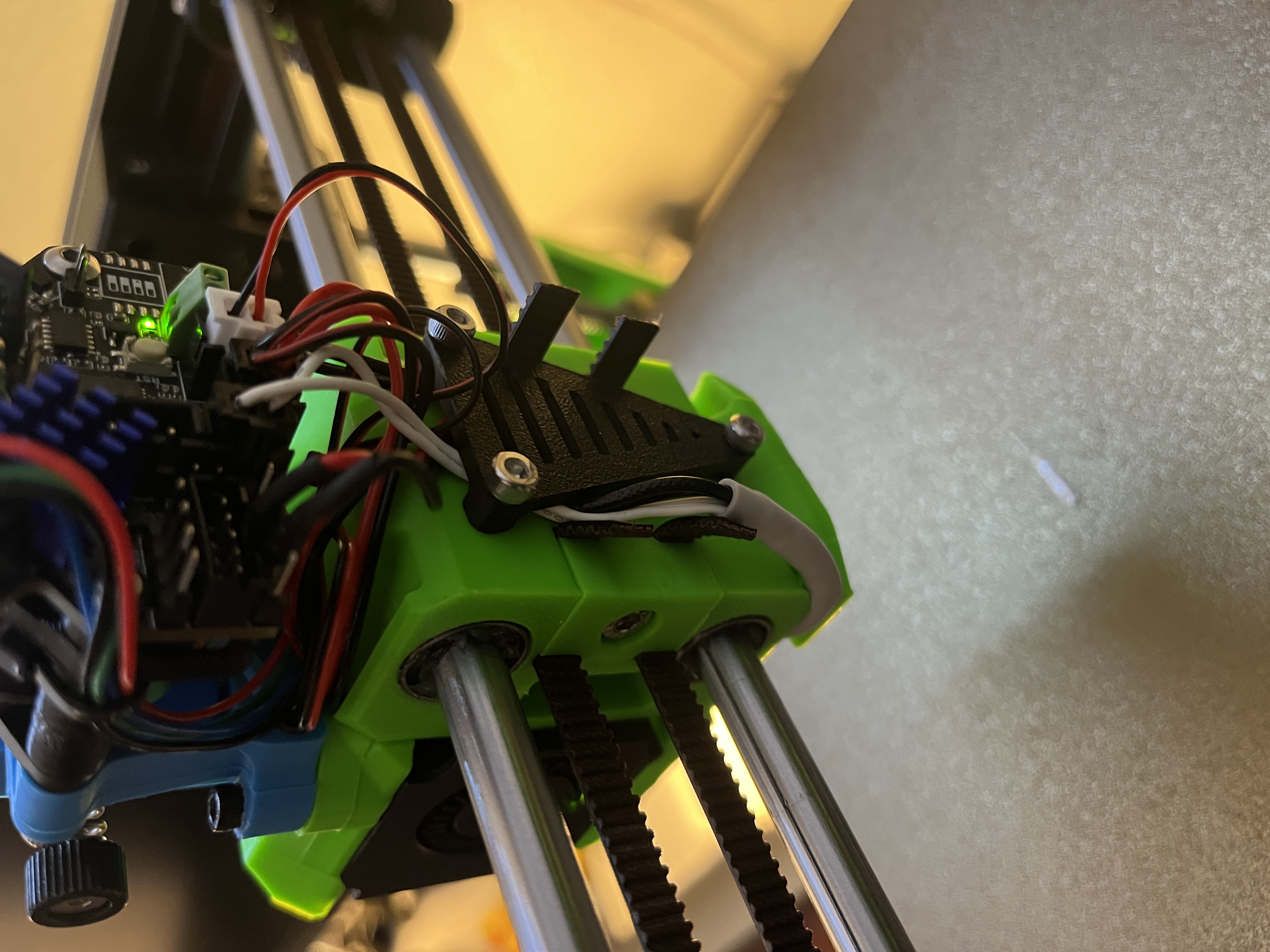 Ender 3 NG toolhead XC0 wire cover backplate