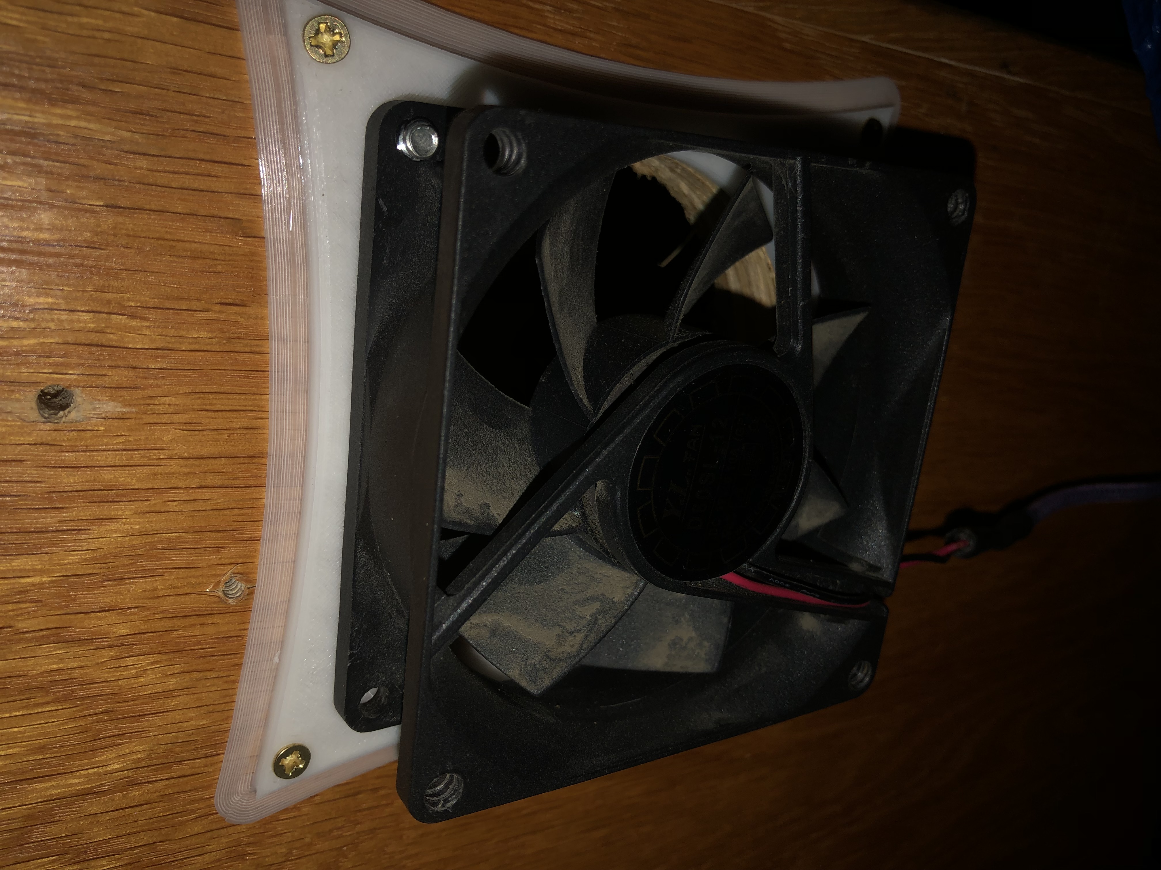 80mm PC CPU fan mount