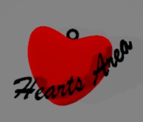 3D Heart (Hearts Area)