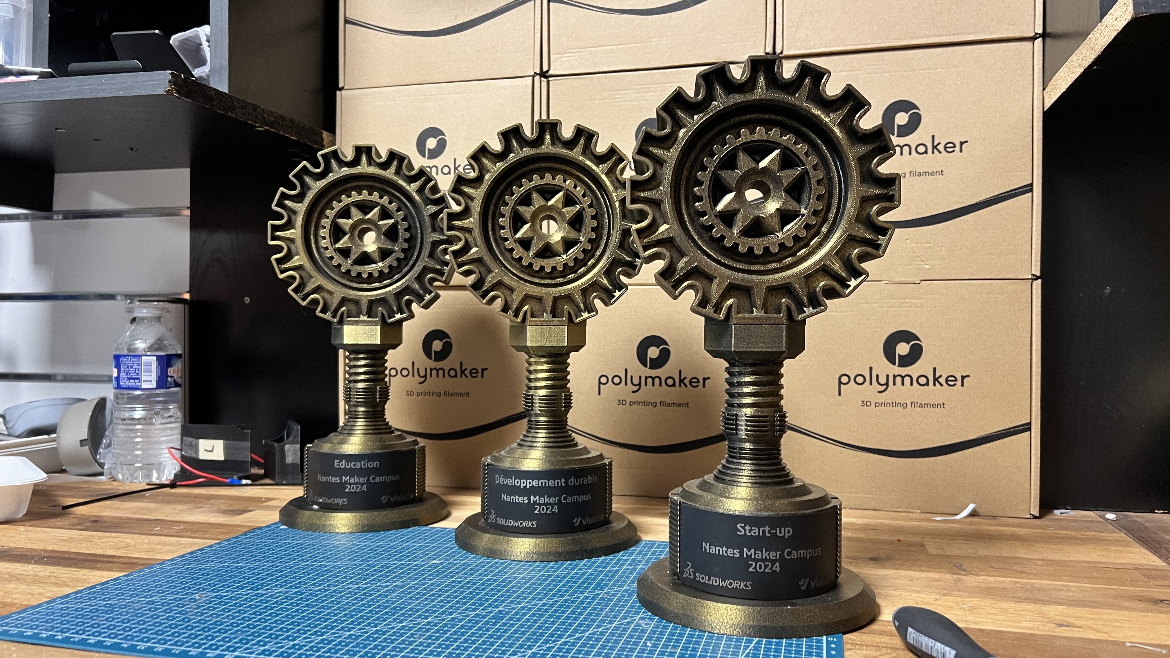 Miniatura 2 do modelo 3D Maker Faire Trophy